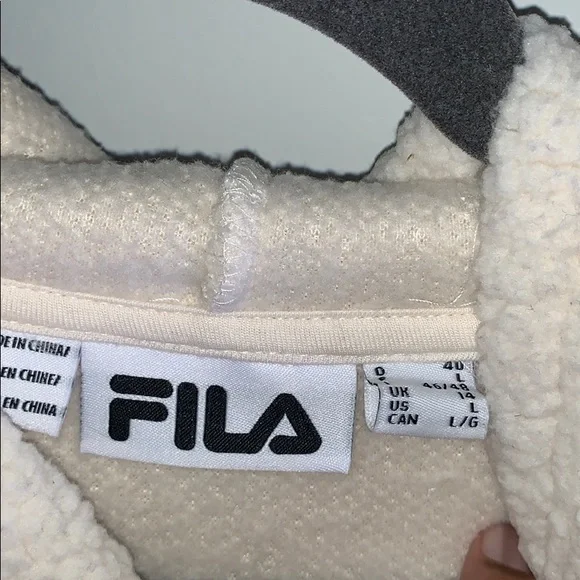 Fila Sherpa Fleece Hoodie - Picture 7 of 7